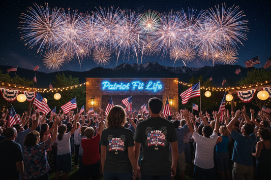 Happy 250th Birthday America T-Shirt - Patriotic Eagle Fireworks Tee
