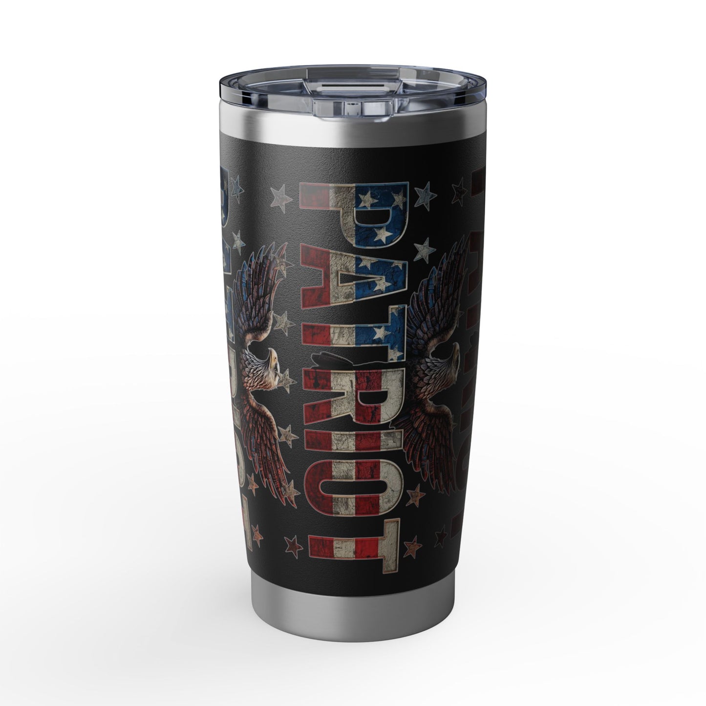 Patriot 20oz Tumbler - American Flag Eagle Stainless Steel Travel Mug