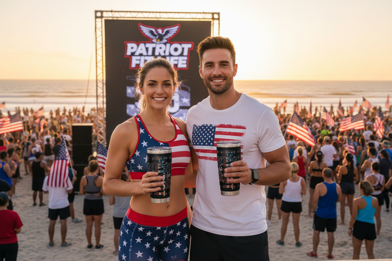 Patriot 20oz Tumbler - American Flag Eagle Stainless Steel Travel Mug