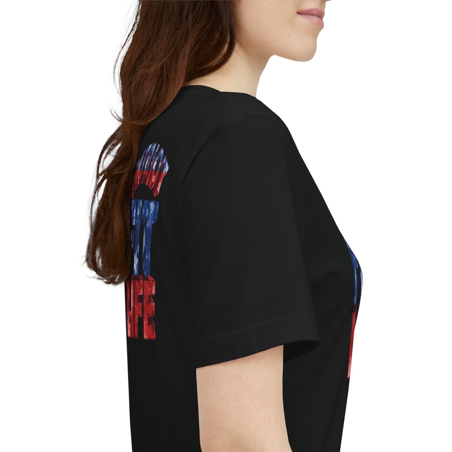 Patriot Fit Life T-Shirt - American Flag Fitness Tee