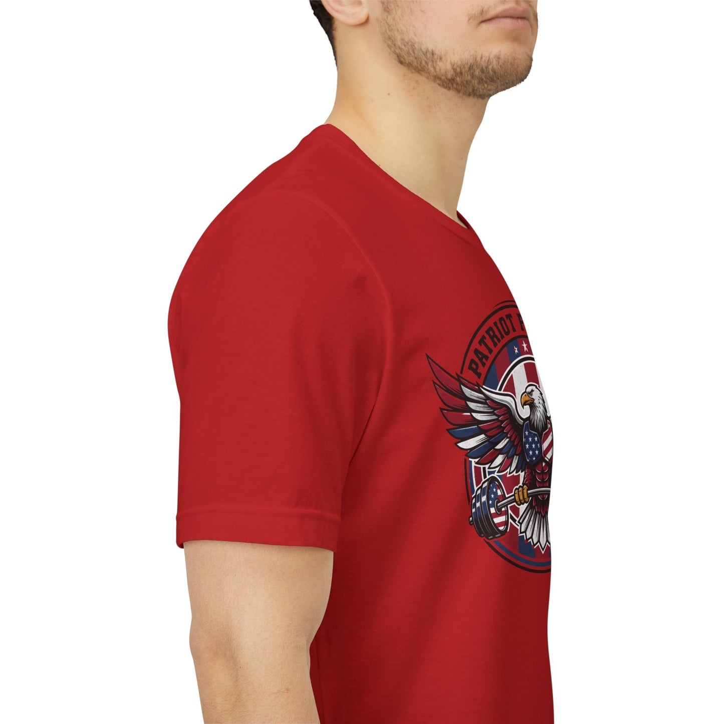 Patriot Fit Life Eagle T-Shirt | American Flag Fitness Tee