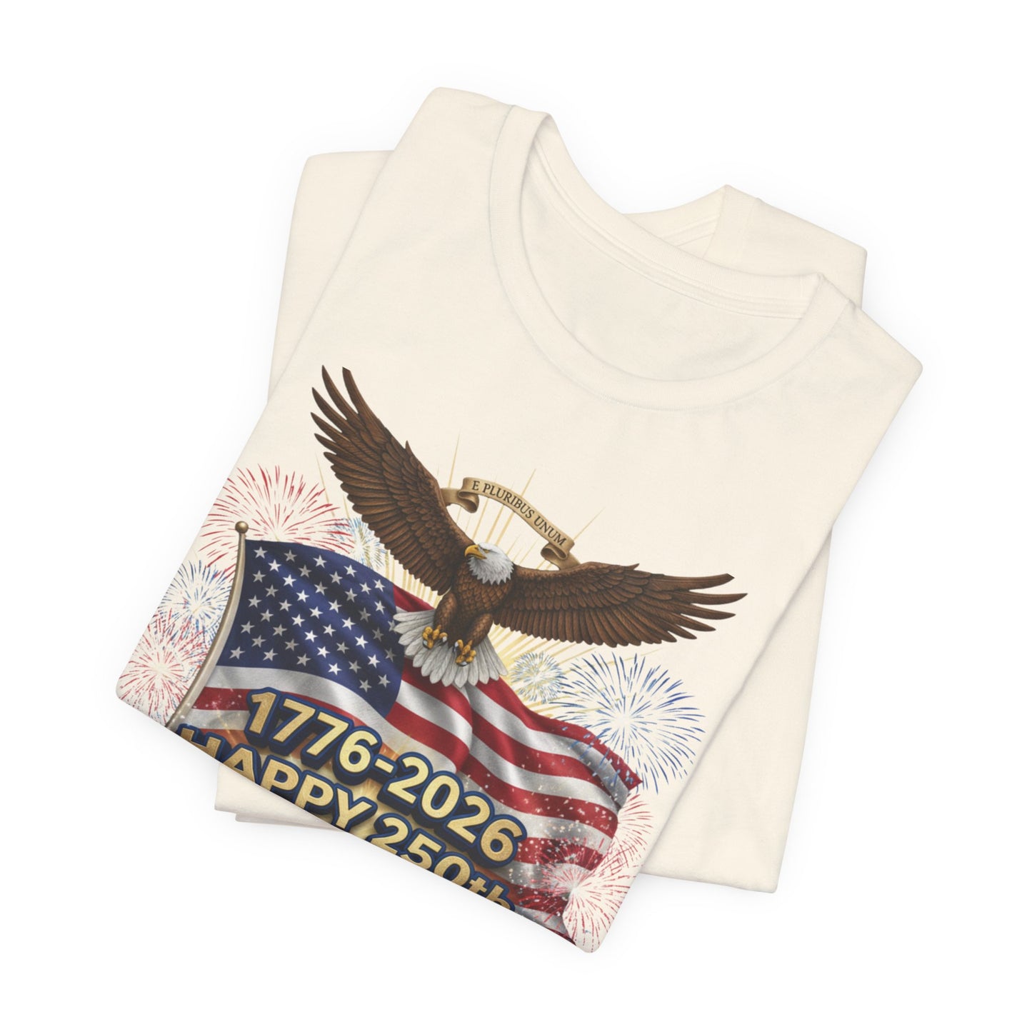 Happy 250th Birthday America T-Shirt – 1776-2026 Patriotic Eagle Flag Tee