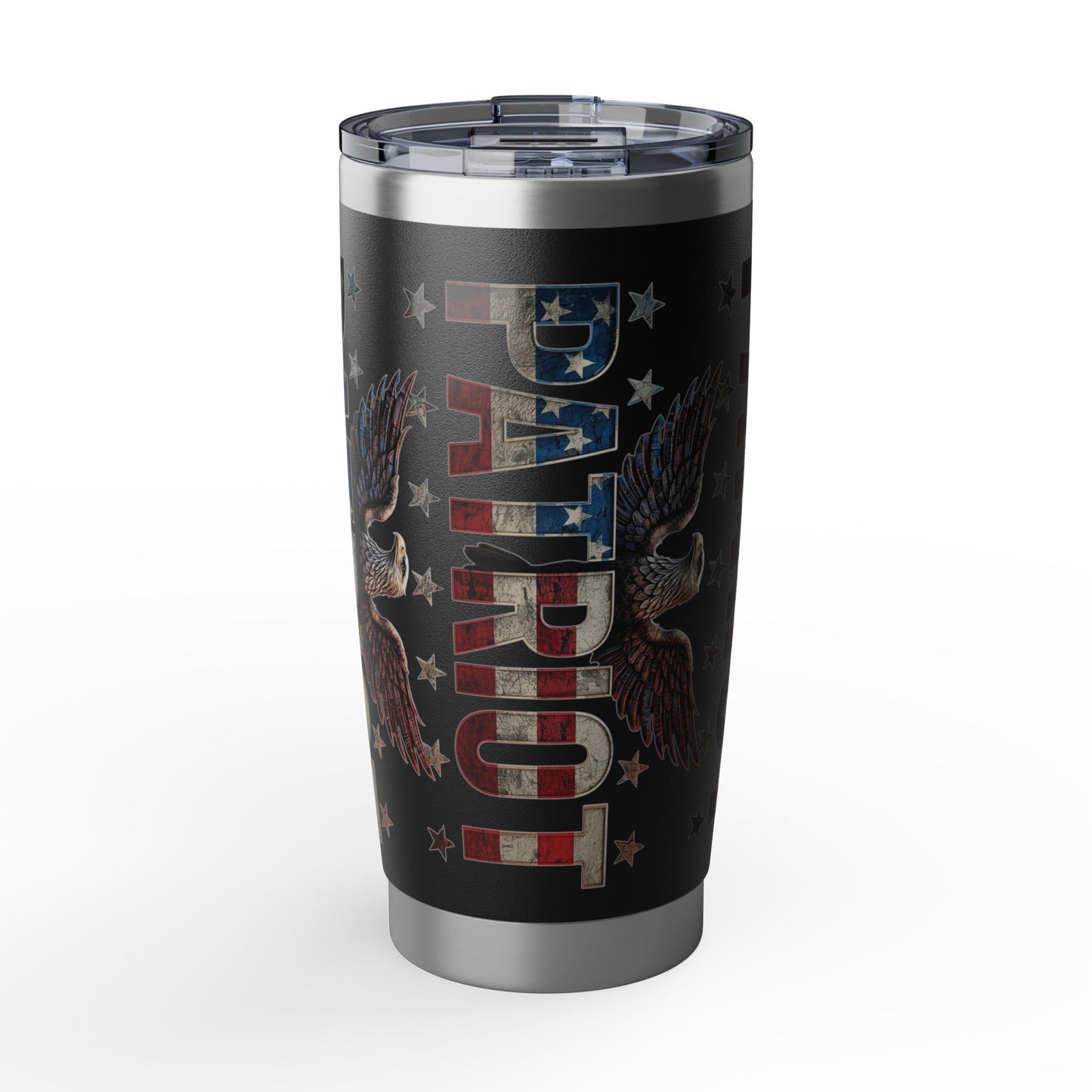 Patriot 20oz Tumbler - American Flag Eagle Stainless Steel Travel Mug