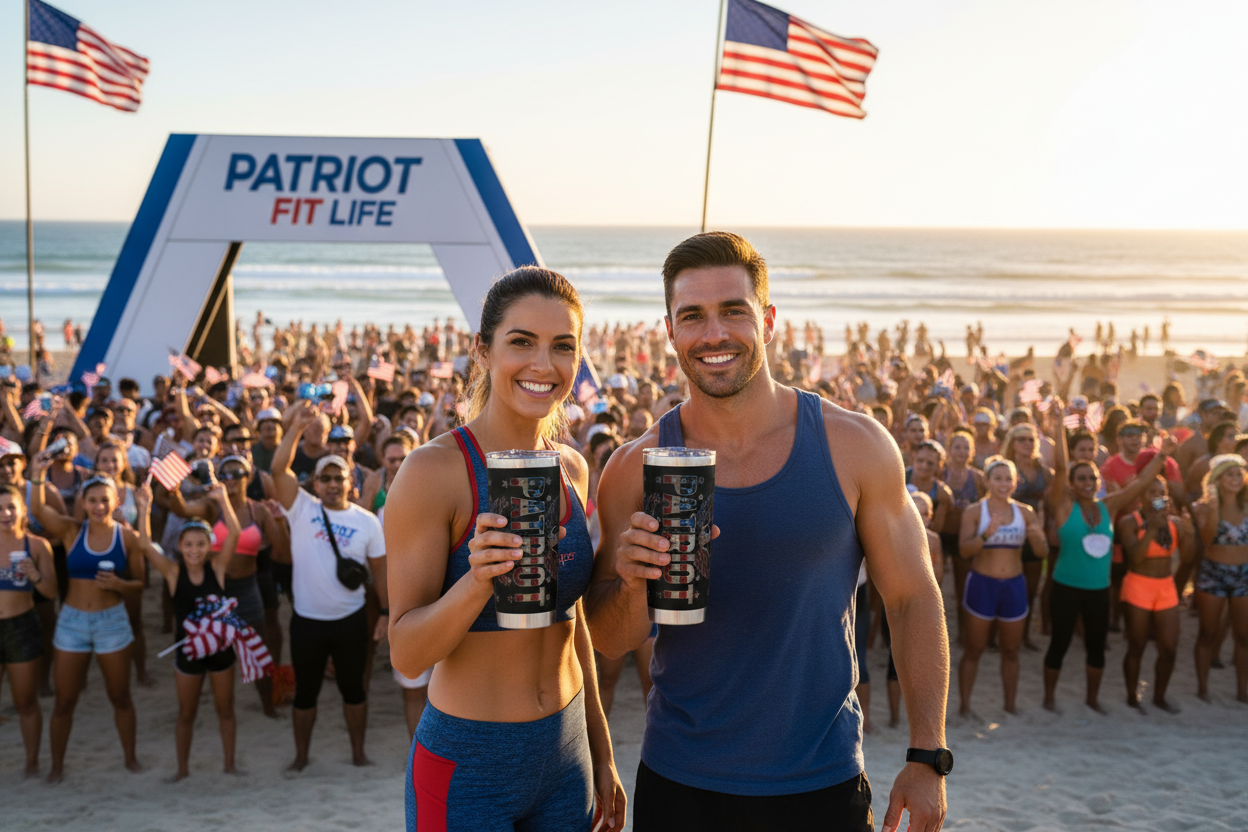 Patriot 20oz Tumbler - American Flag Eagle Stainless Steel Travel Mug