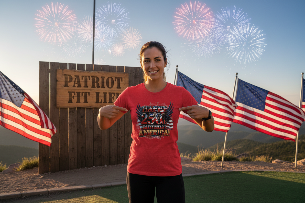 Happy 250th Birthday America T-Shirt – Patriotic Anniversary Tee