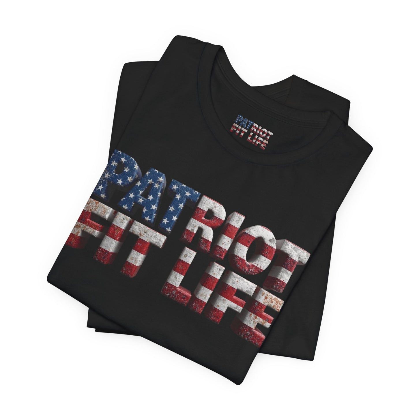Patriot Fit Life American Flag Gym T-Shirt | Fitness Apparel