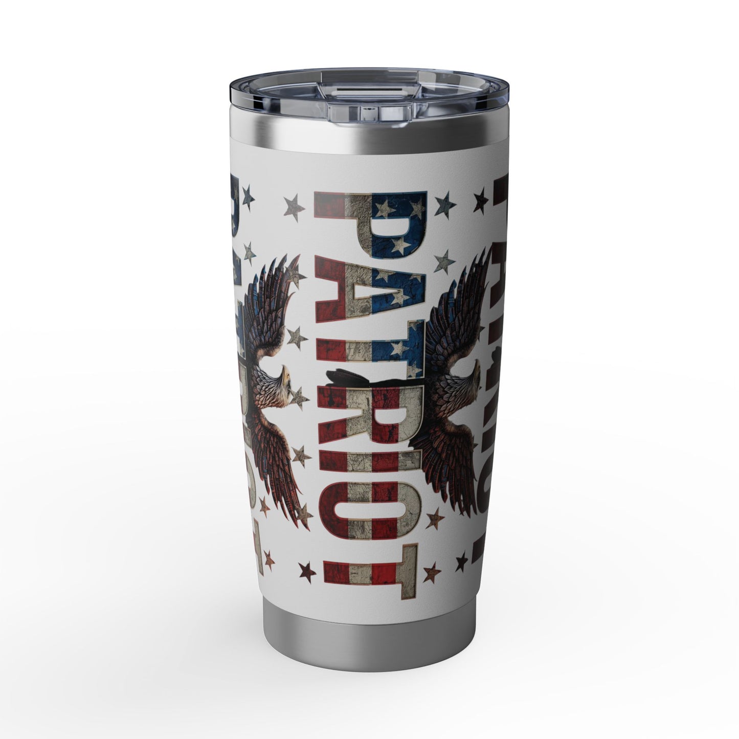 Patriot 20oz Tumbler - American Flag Eagle Stainless Steel Travel Mug