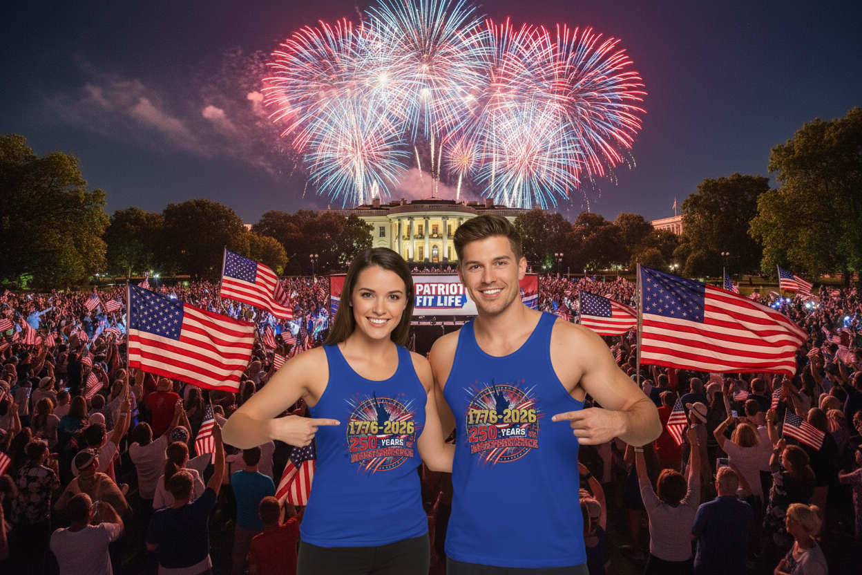 America 250th Anniversary Tank Top | Patriotic 1776–2026 Independence Day Tank