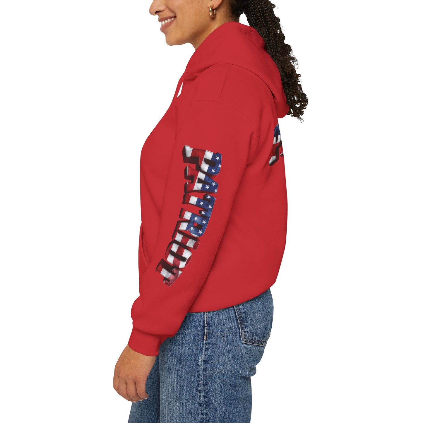 Patriot Hoodie - American Flag Graphic Pullover Sweatshirt