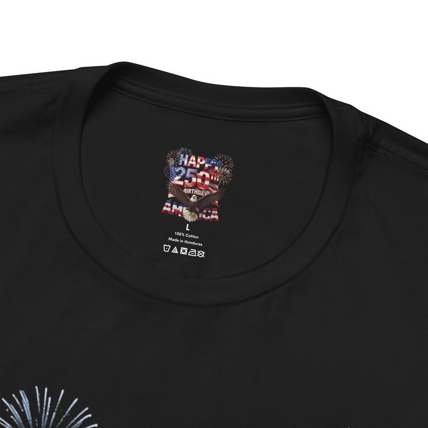 America 250th Birthday Eagle Fireworks T-Shirt | Patriotic Tee