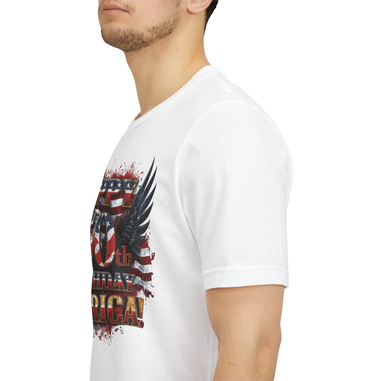 Happy 250th Birthday America T-Shirt – Patriotic Anniversary Tee