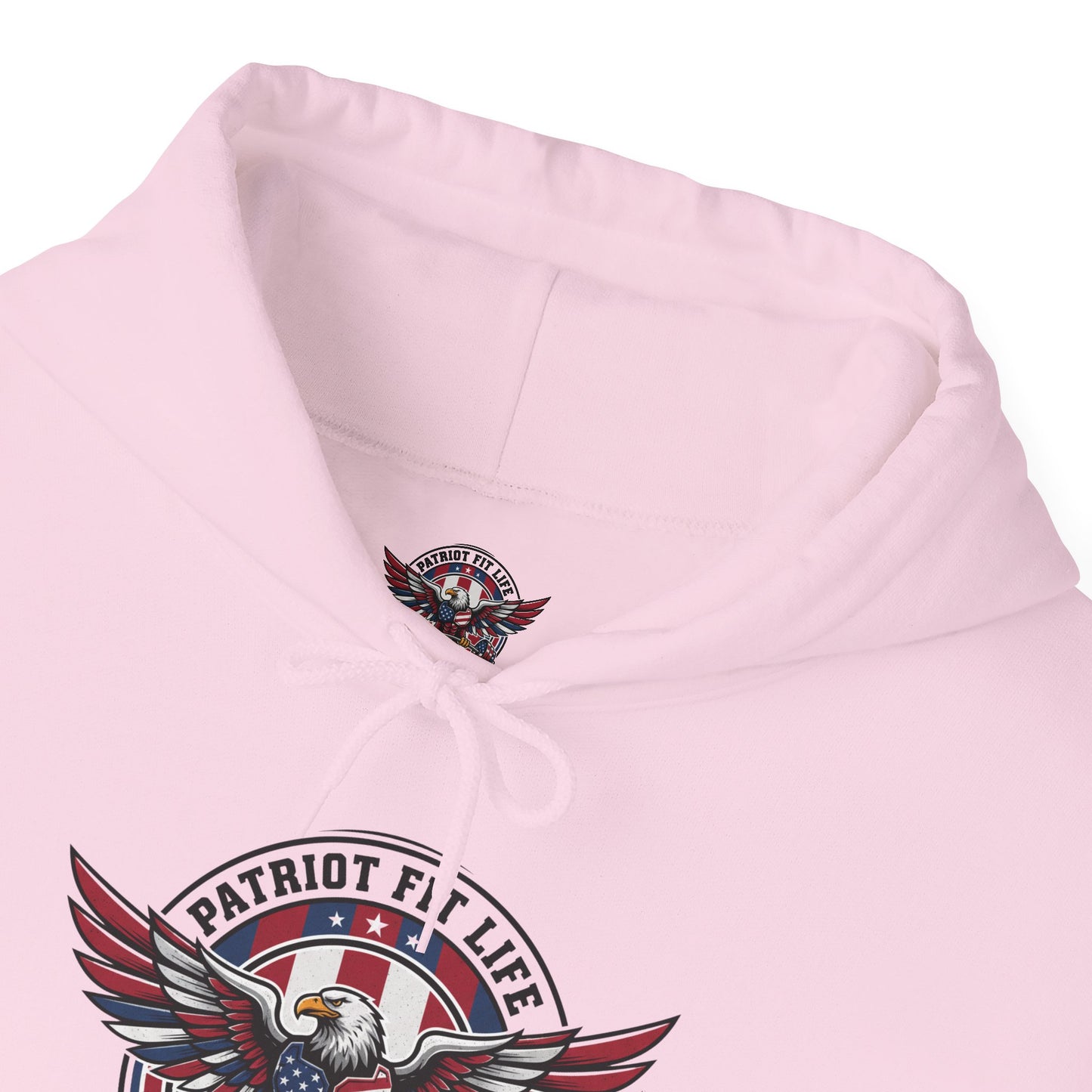 Patriot Fit Life Hoodie — American Eagle Flag Fitness Sweatshirt - Premium Patriotic Apparel