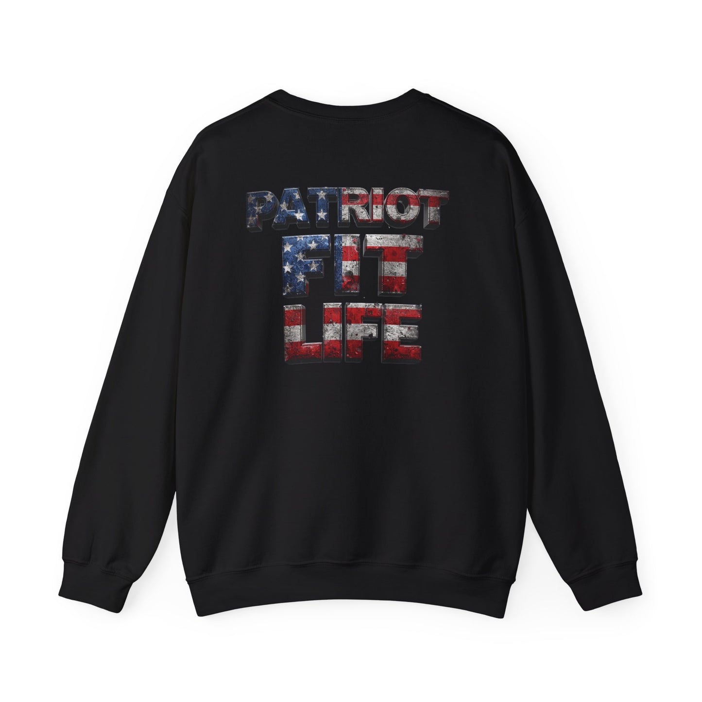 Patriot Fit Life Crewneck Sweatshirt - American Flag Graphic Pullover