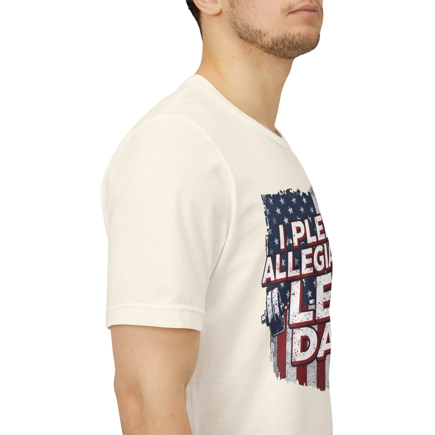 I Pledge Allegiance to Leg Day Shirt | Patriotic Gym Tee