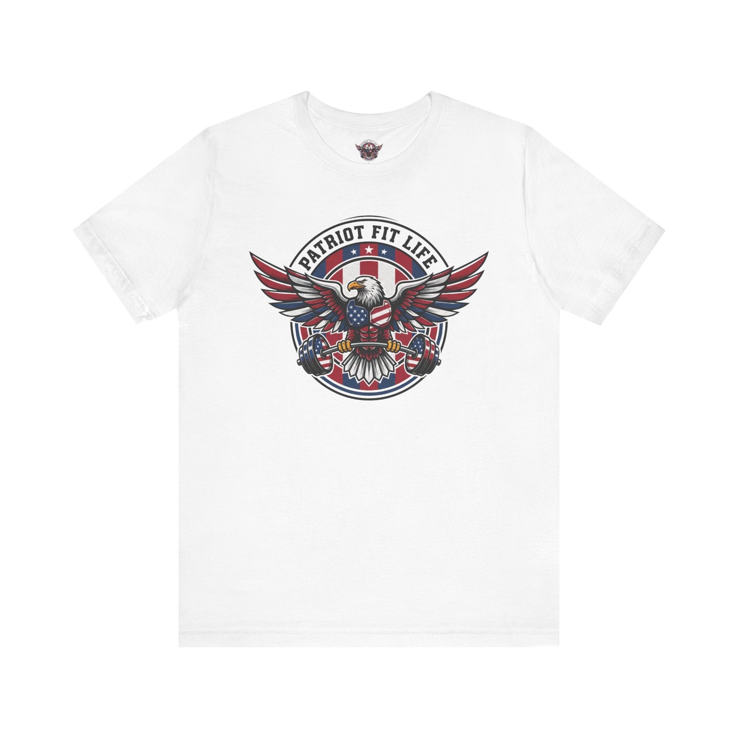 Patriot Fit Life Eagle T-Shirt | American Flag Fitness Tee