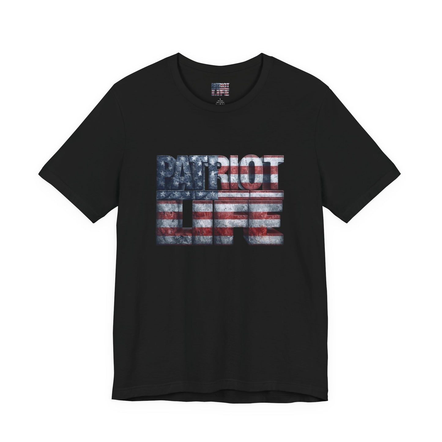 Patriot Life American Flag T-Shirt | Distressed Graphic Tee Unisex
