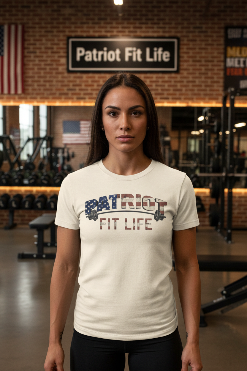 Patriot Fit Life T-Shirt | Premium American Flag Fitness Tee