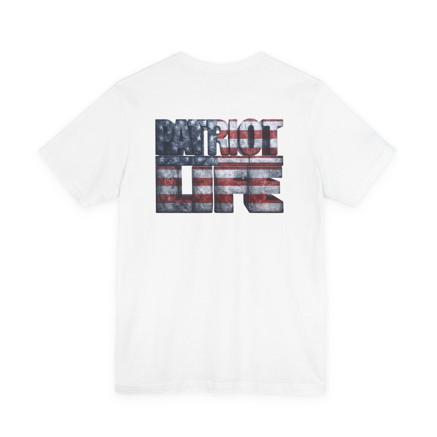 Patriot Life American Flag T-Shirt | Distressed Graphic Tee Unisex