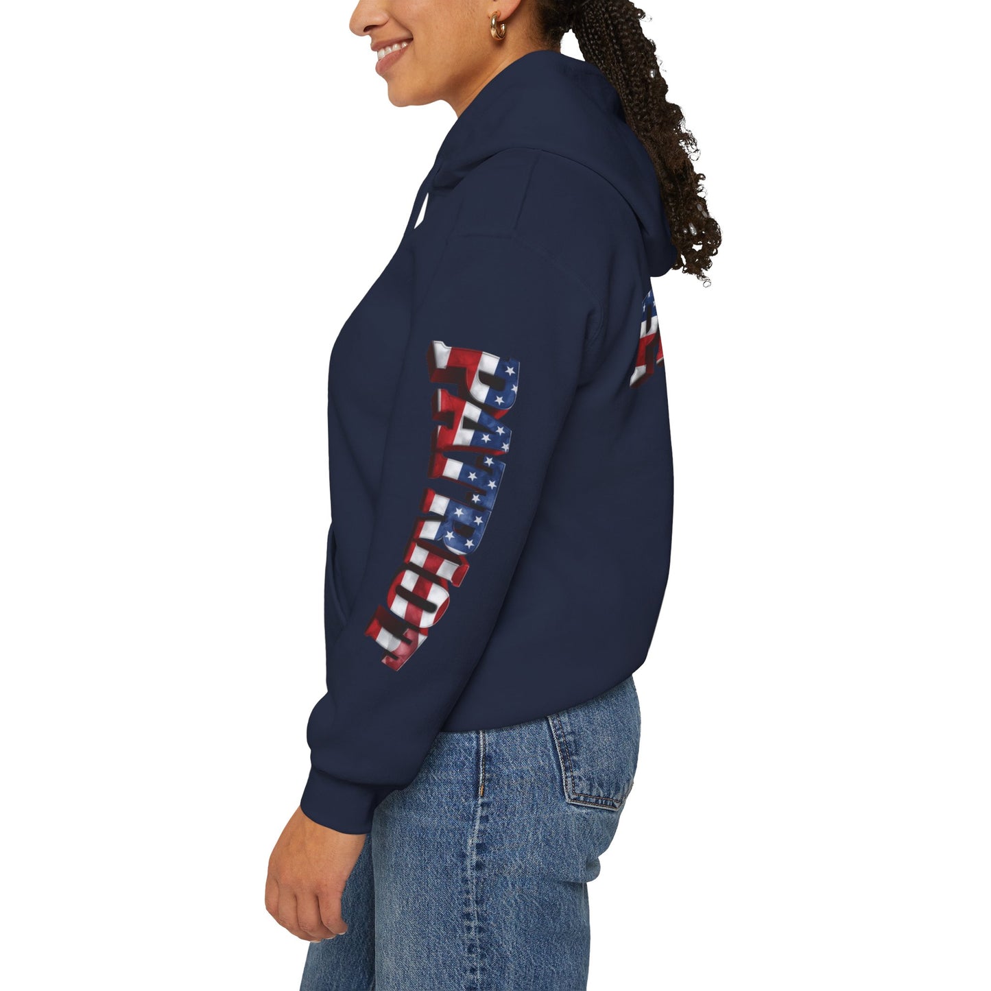 Patriot Hoodie - American Flag Graphic Pullover Sweatshirt