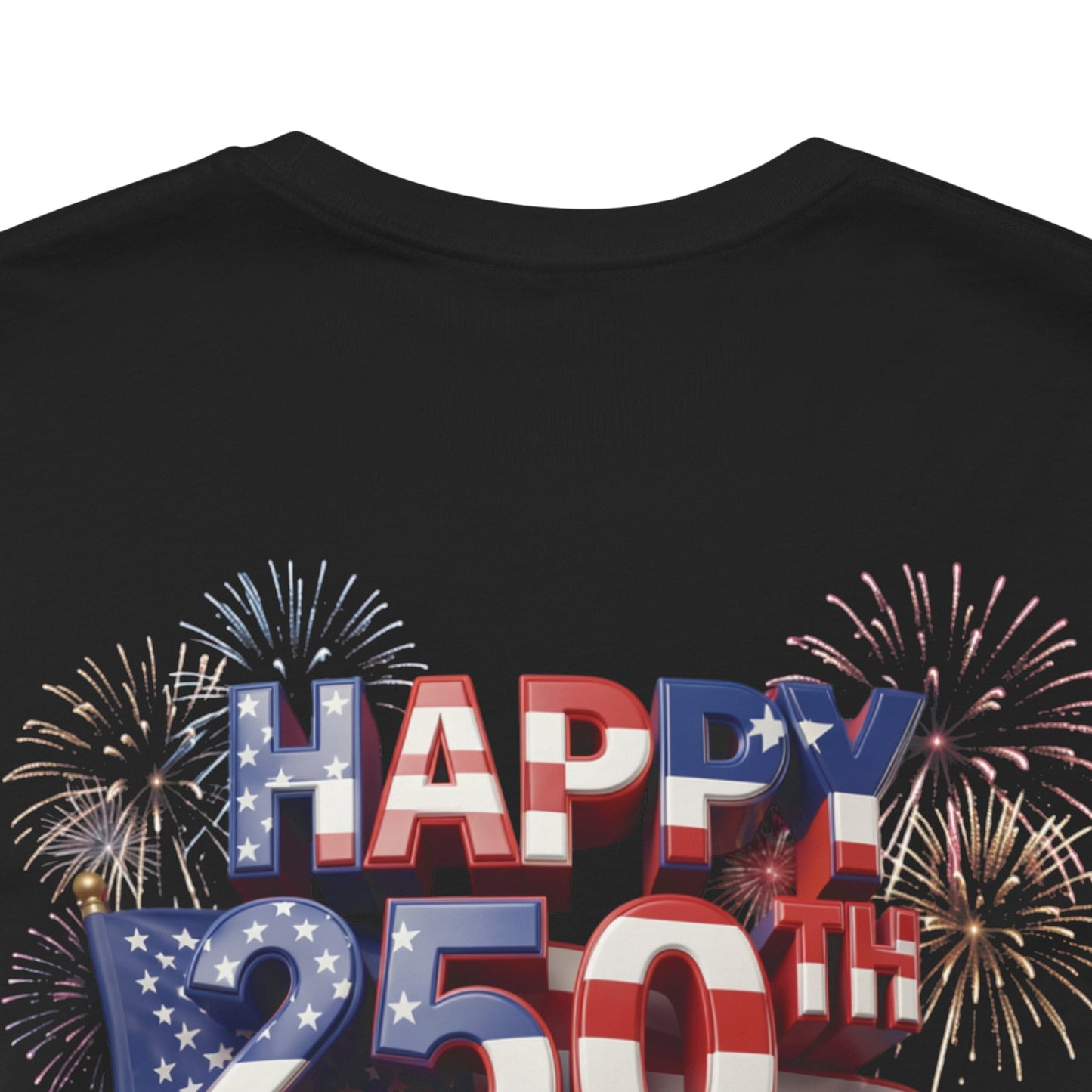 America 250th Birthday Eagle Fireworks T-Shirt | Patriotic Tee