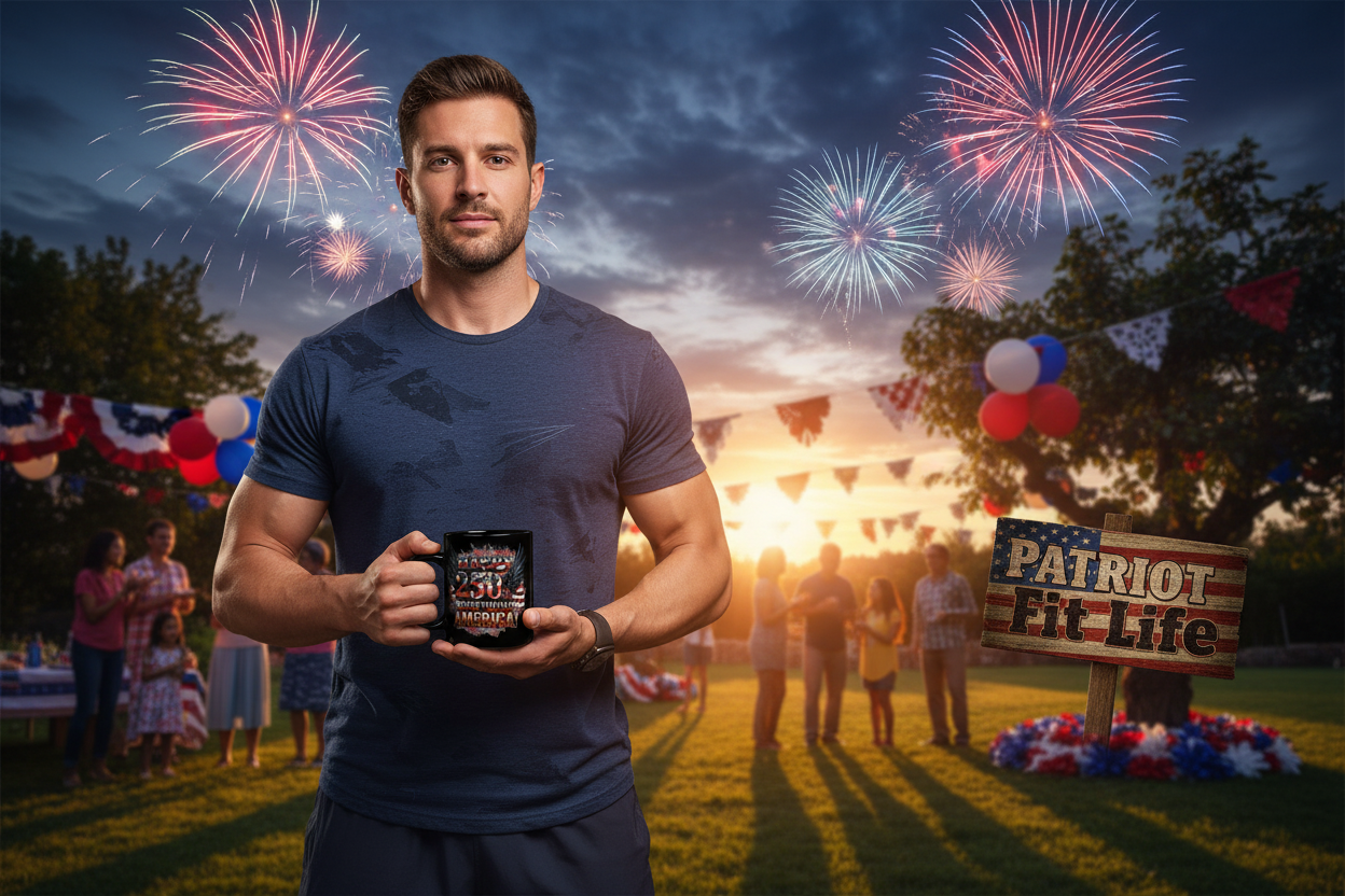 Happy 250th Birthday America Black Mug – Patriotic Anniversary Coffee Cup