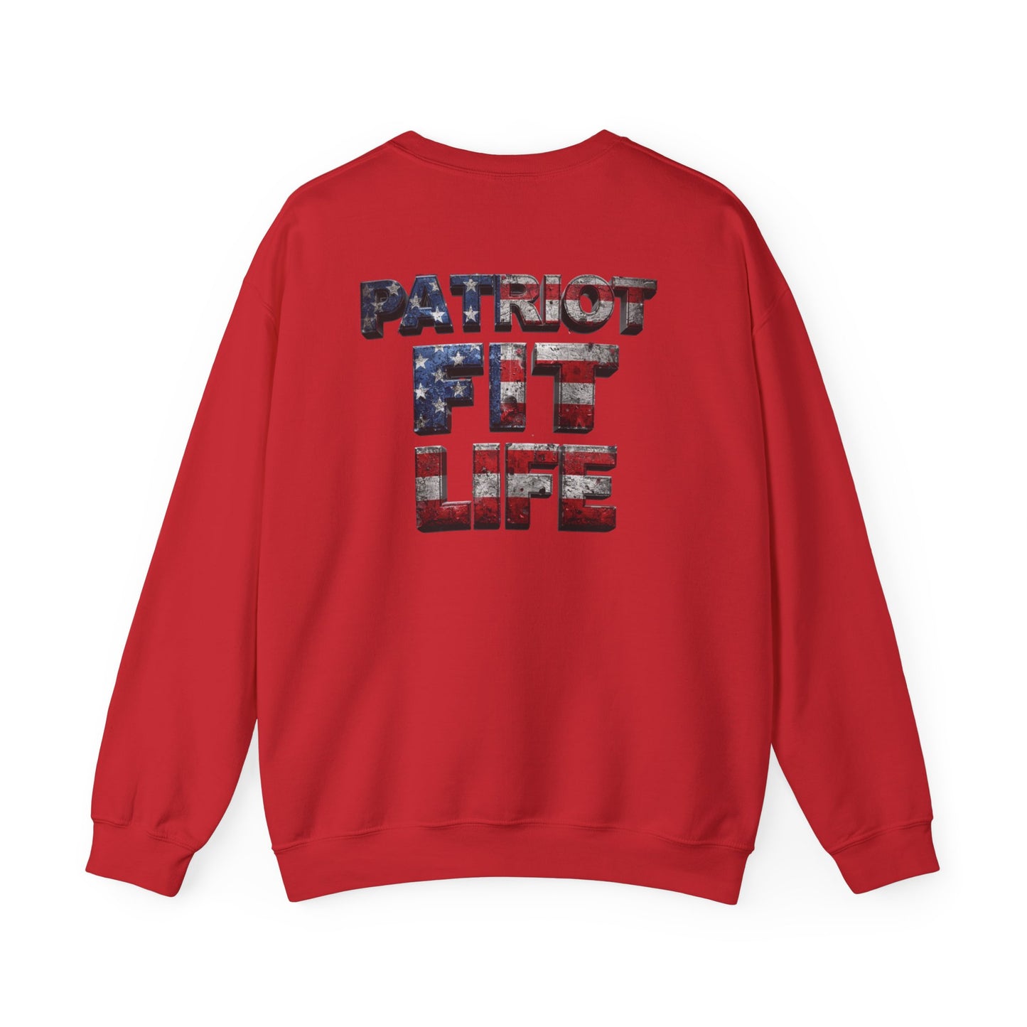 Patriot Fit Life Crewneck Sweatshirt - American Flag Graphic Pullover