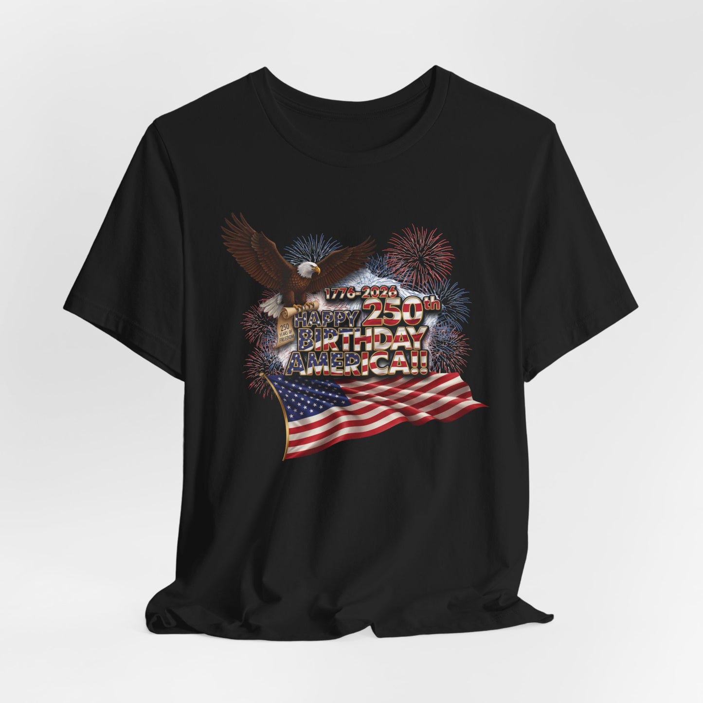 God Bless America T-Shirt | Patriotic Eagle & Flag Tee | Bella Canvas | XS-4XL | July 4th 2026