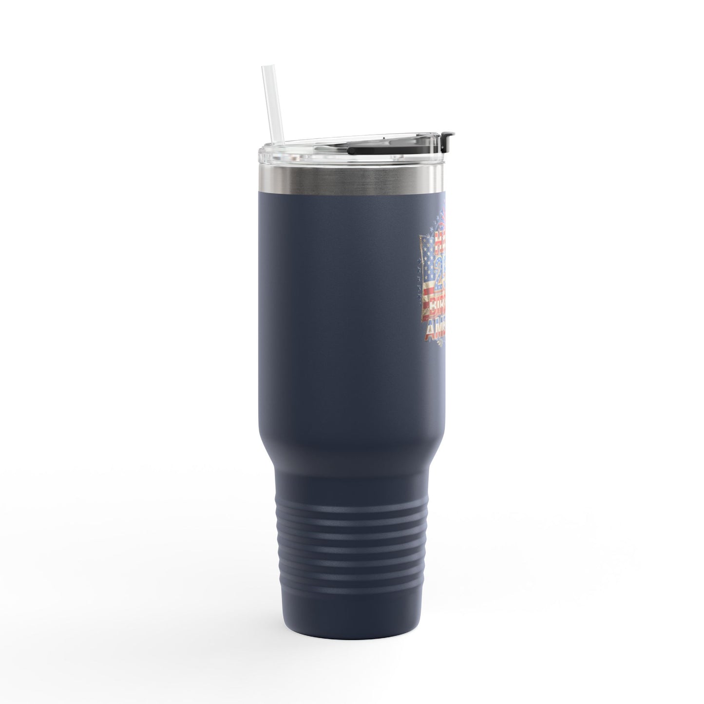 Happy 250th Birthday America Tumbler | 40oz Insulated Travel Mug | 6 Colors | 1776-2026