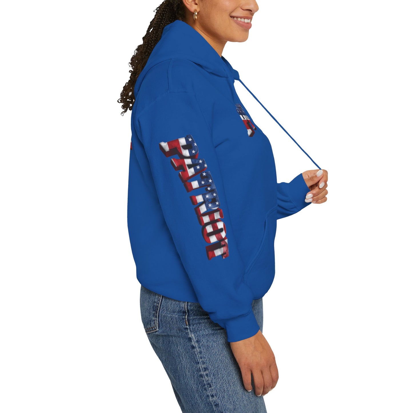 Patriot Hoodie - American Flag Graphic Pullover Sweatshirt