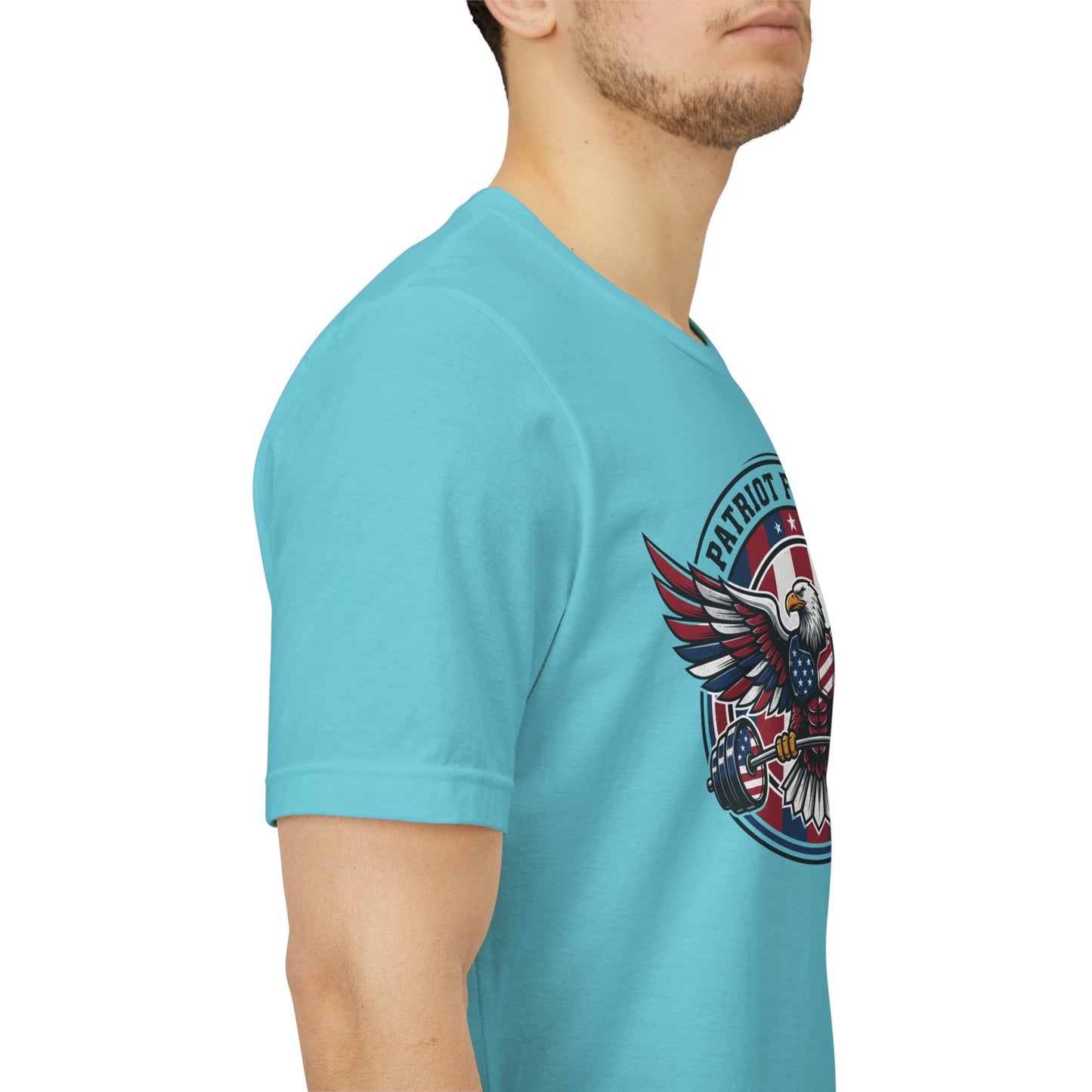 Patriot Fit Life Eagle T-Shirt | American Flag Fitness Tee