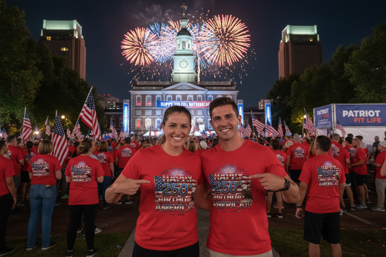 1776–2026 America 250th Birthday T-Shirt | Patriotic Eagle & Flag Tee | July 4th 2026 Commemorative