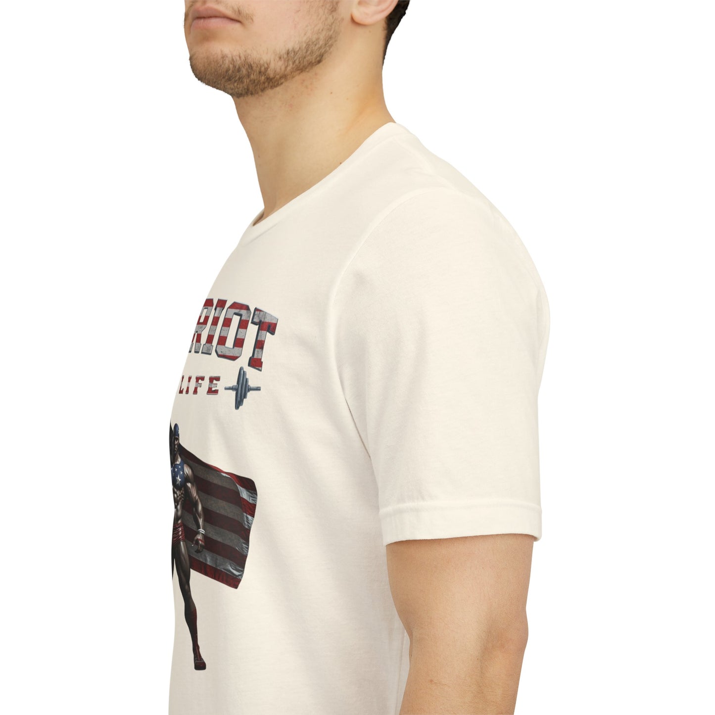 Patriot Fit Life Tee - American Flag Fitness T-Shirt