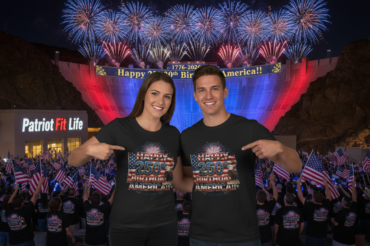 1776–2026 America 250th Birthday T-Shirt | Patriotic Eagle & Flag Tee | July 4th 2026 Commemorative