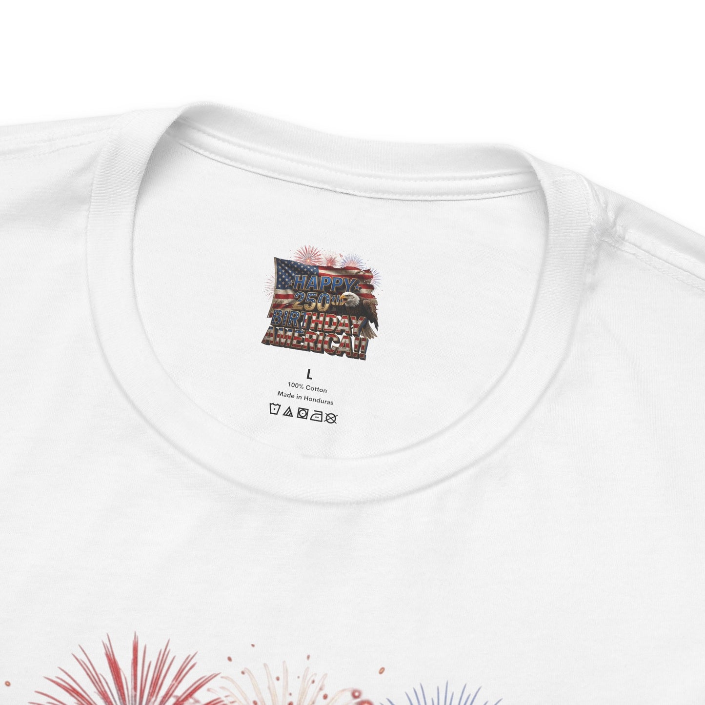 Happy 250th Birthday America T-Shirt | Patriotic Bald Eagle & Flag Tee | July 4th 2026 | 1776–2026