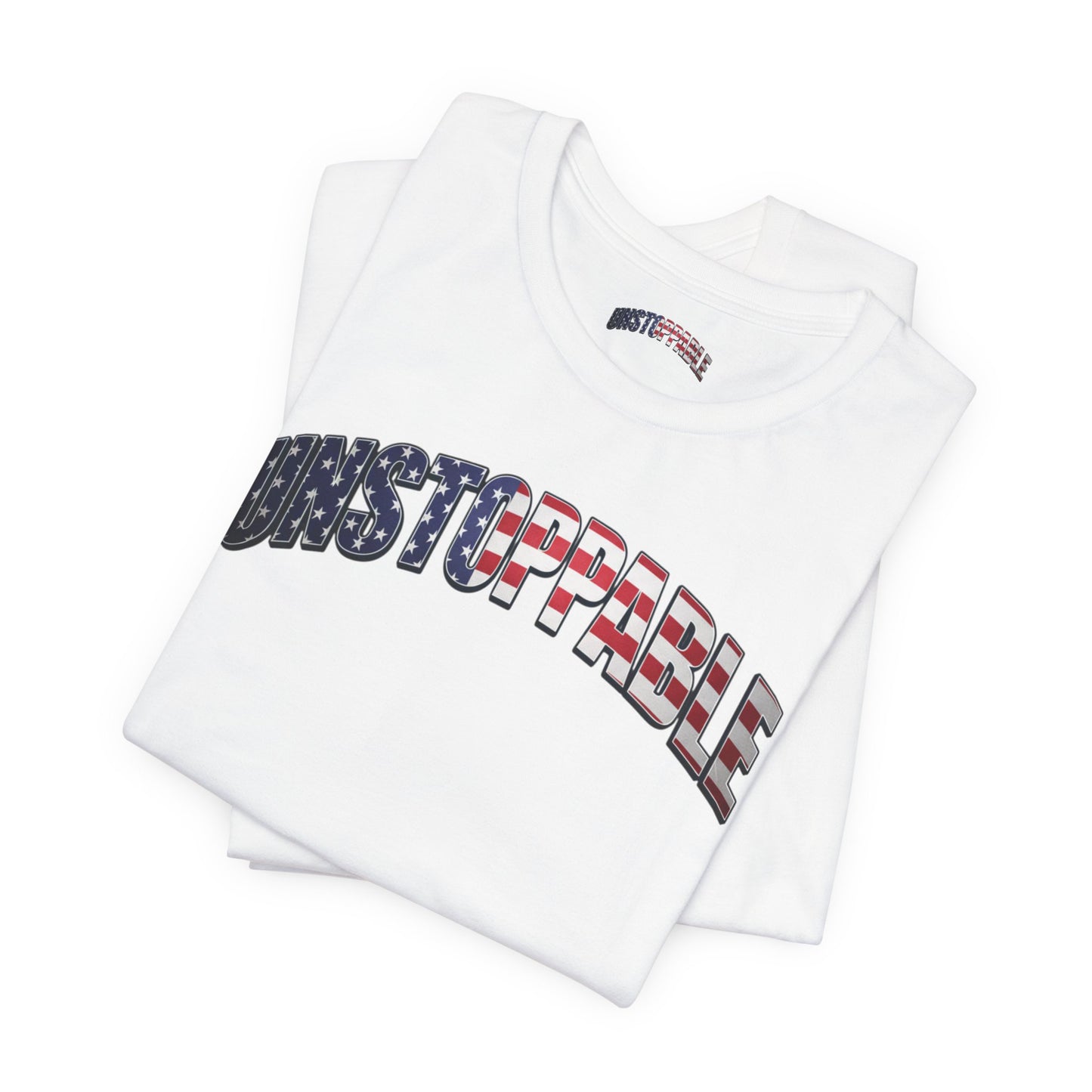 Unstoppable American Flag T-Shirt | Patriotic Graphic Tee