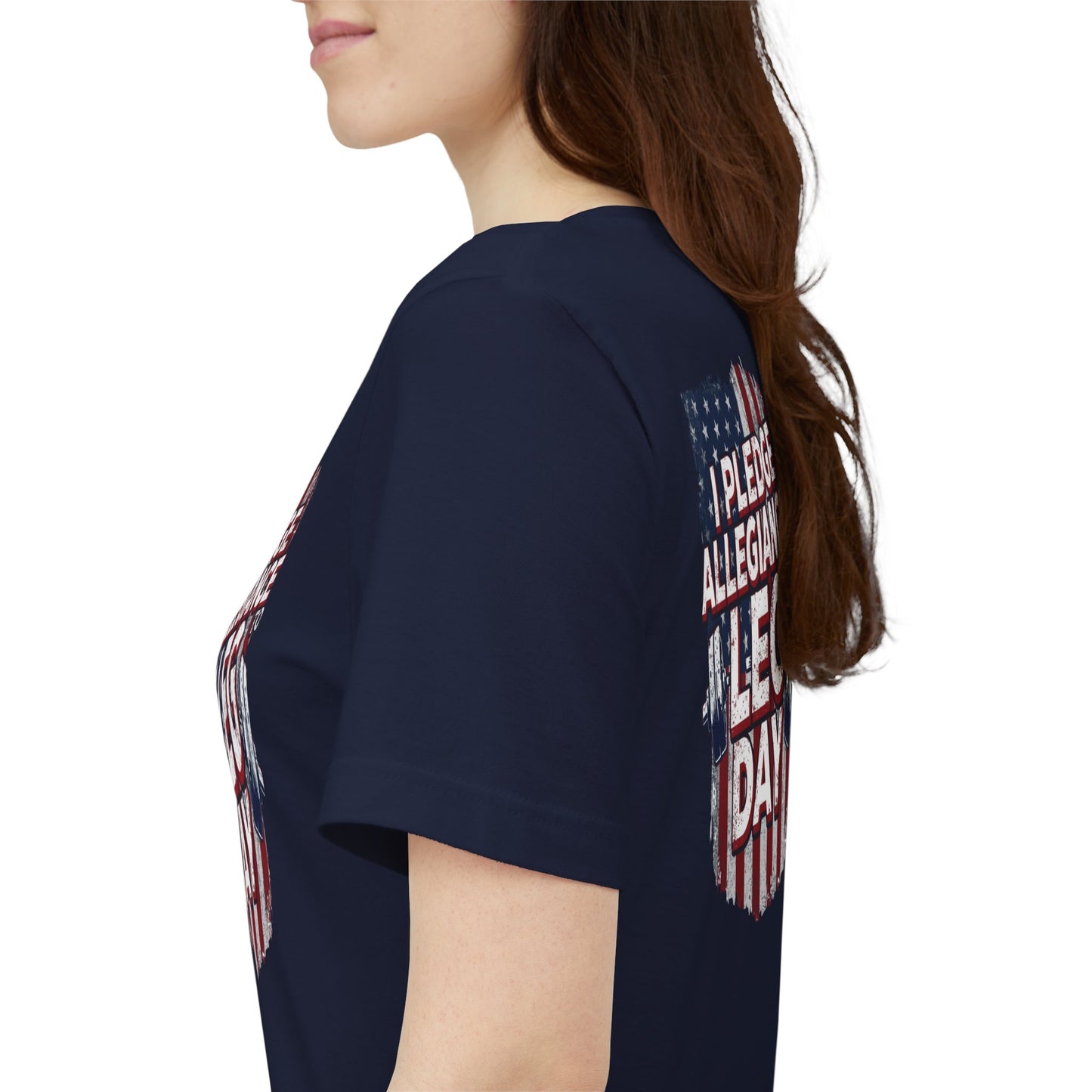 I Pledge Allegiance to Leg Day Shirt | Patriotic Gym Tee