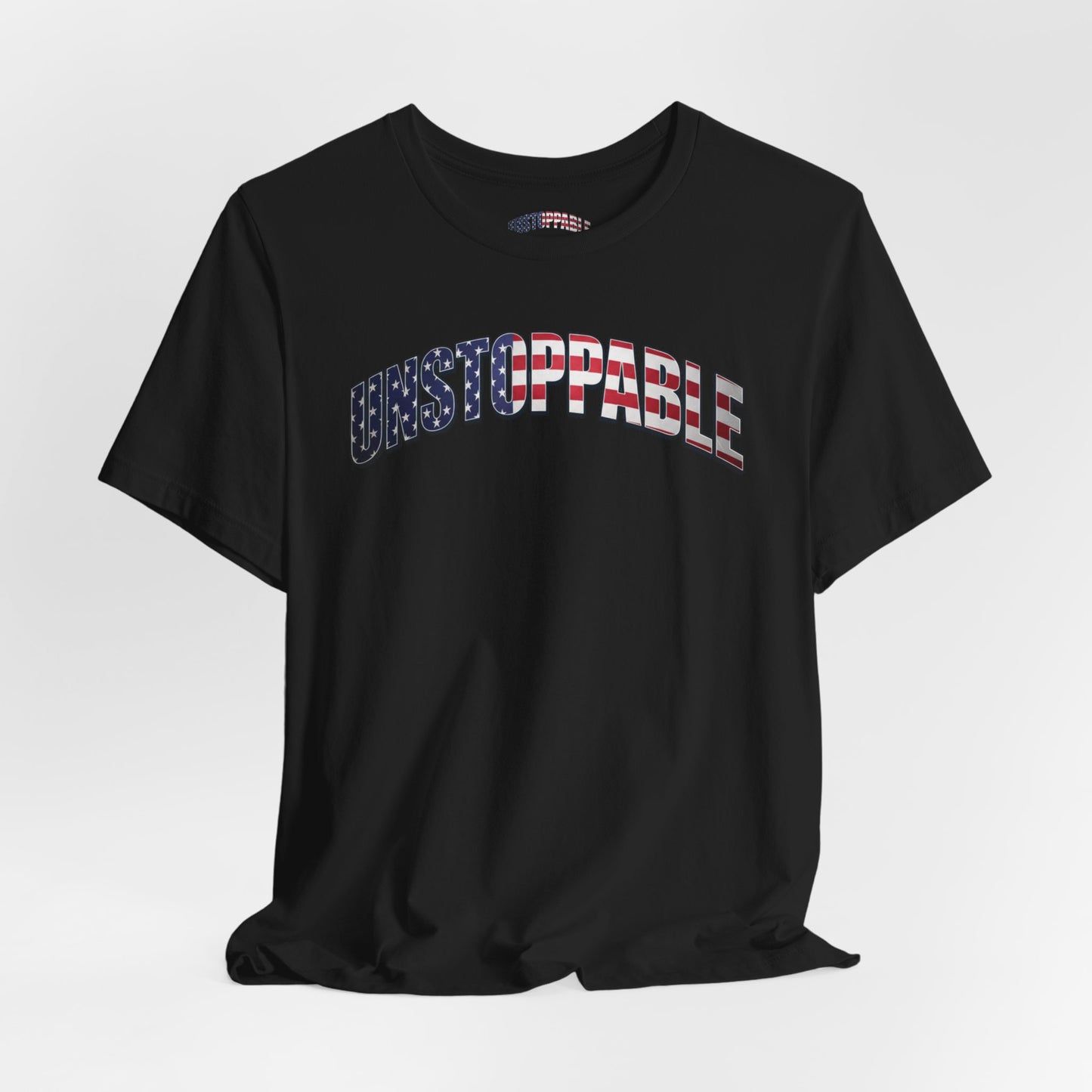 Unstoppable American Flag T-Shirt | Patriotic Graphic Tee