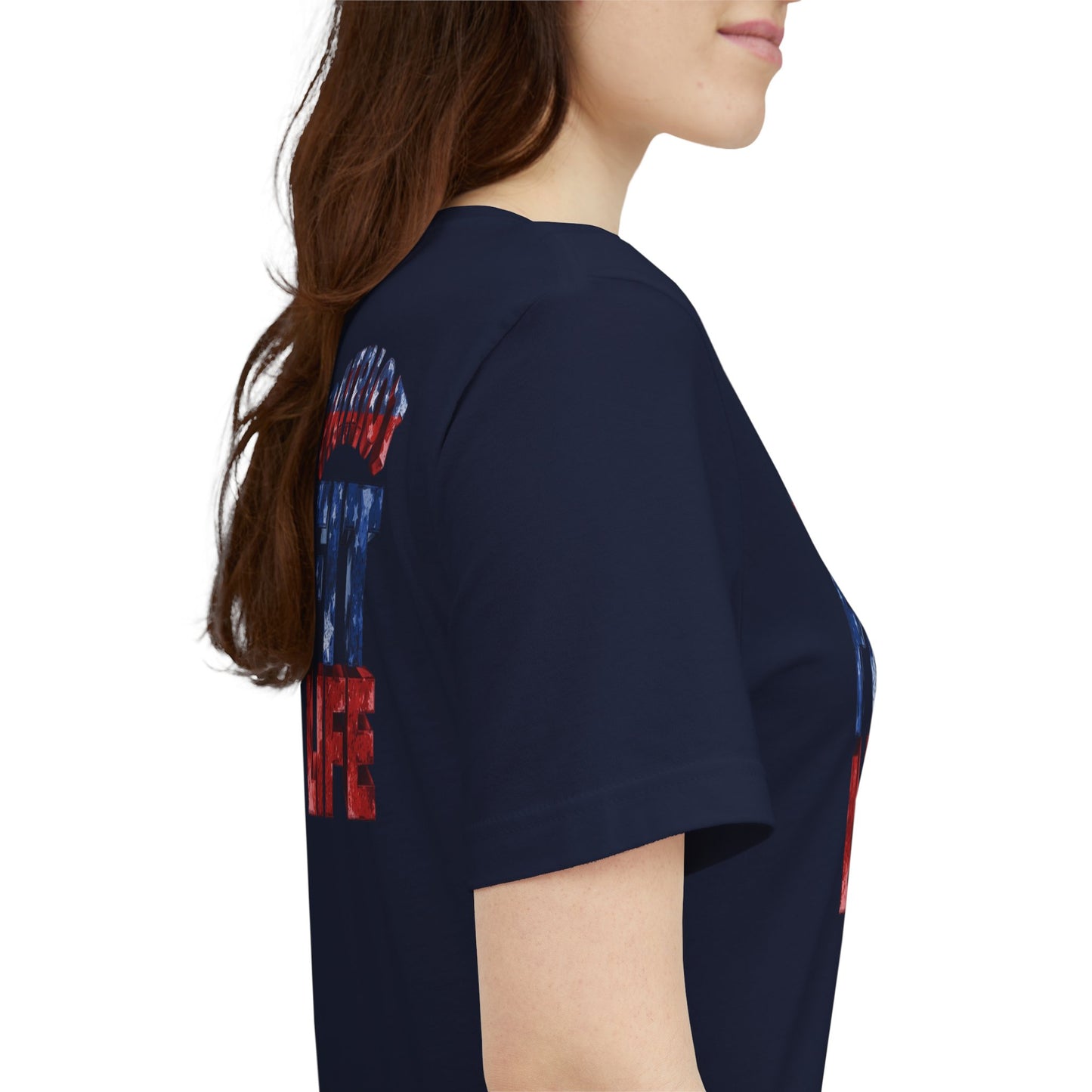 Patriot Fit Life T-Shirt - American Flag Fitness Tee