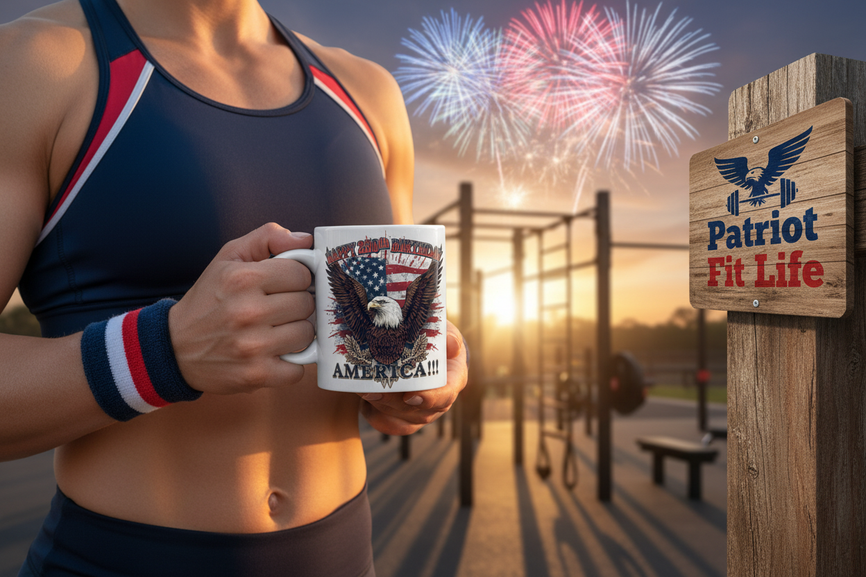 Happy 250th Birthday America Mug | Patriotic Eagle Coffee Cup