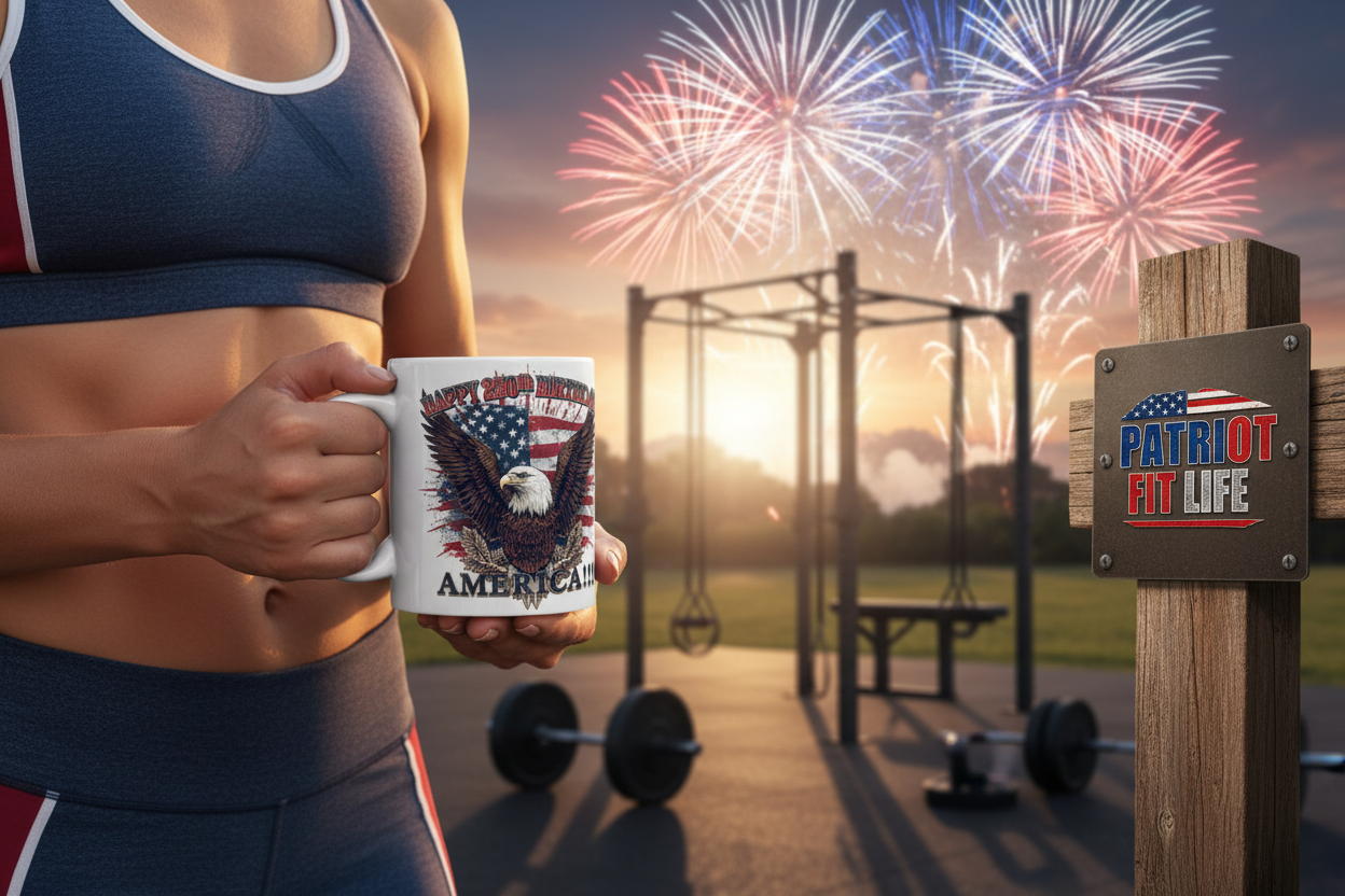 Happy 250th Birthday America Mug | Patriotic Eagle Coffee Cup