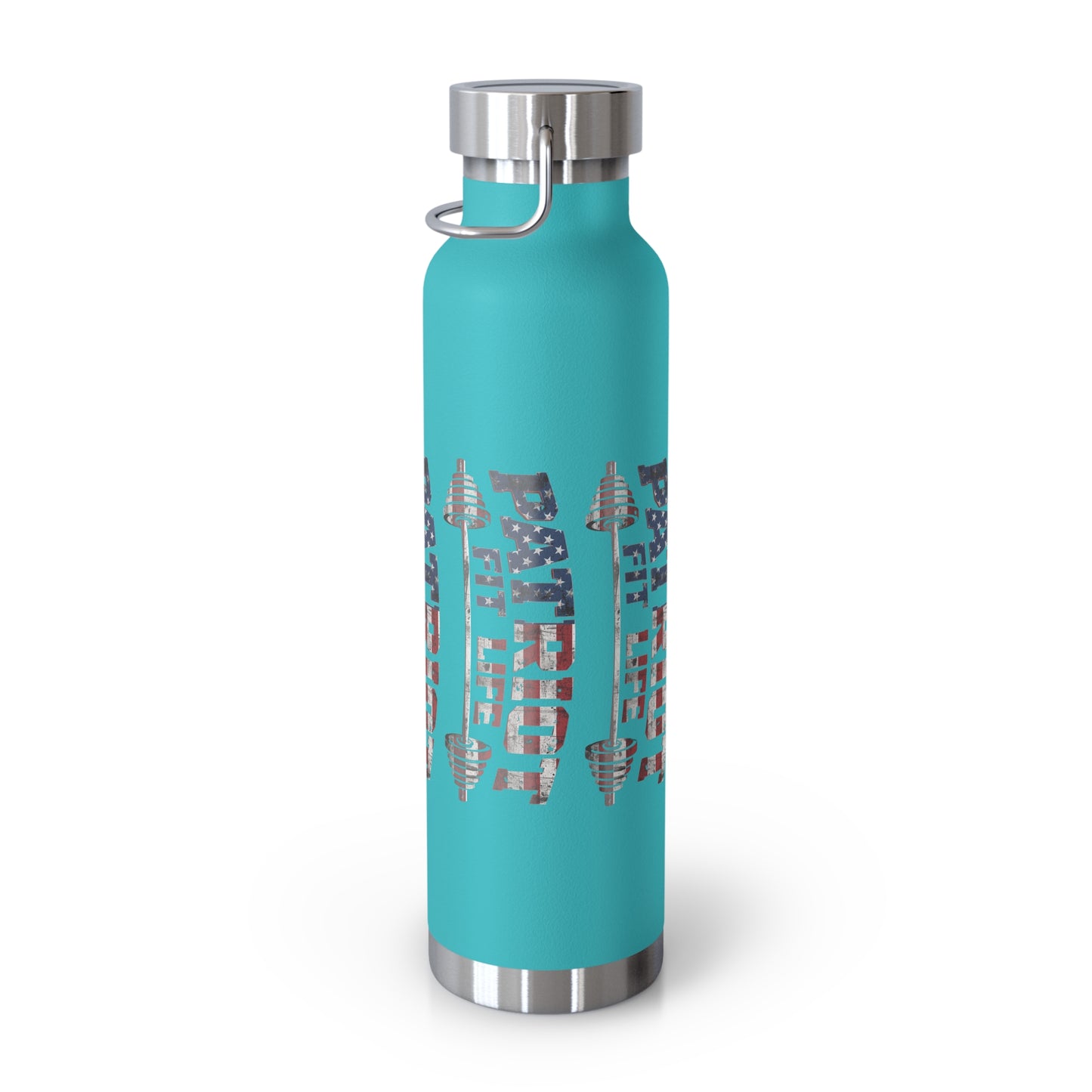 Patriot Fit Life 22oz Copper Insulated Bottle | American Flag Water Bottle