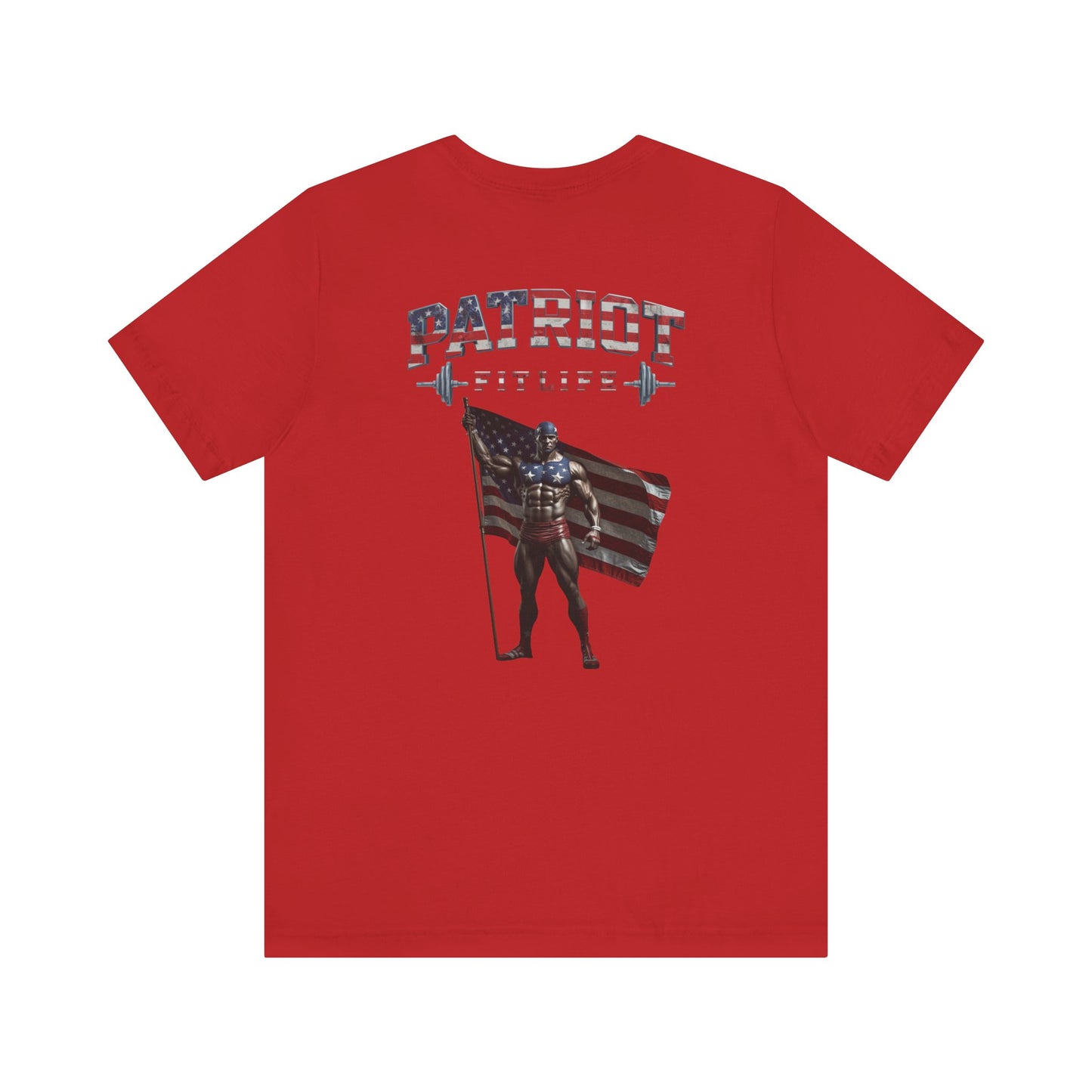 Patriot Fit Life Tee - American Flag Fitness T-Shirt