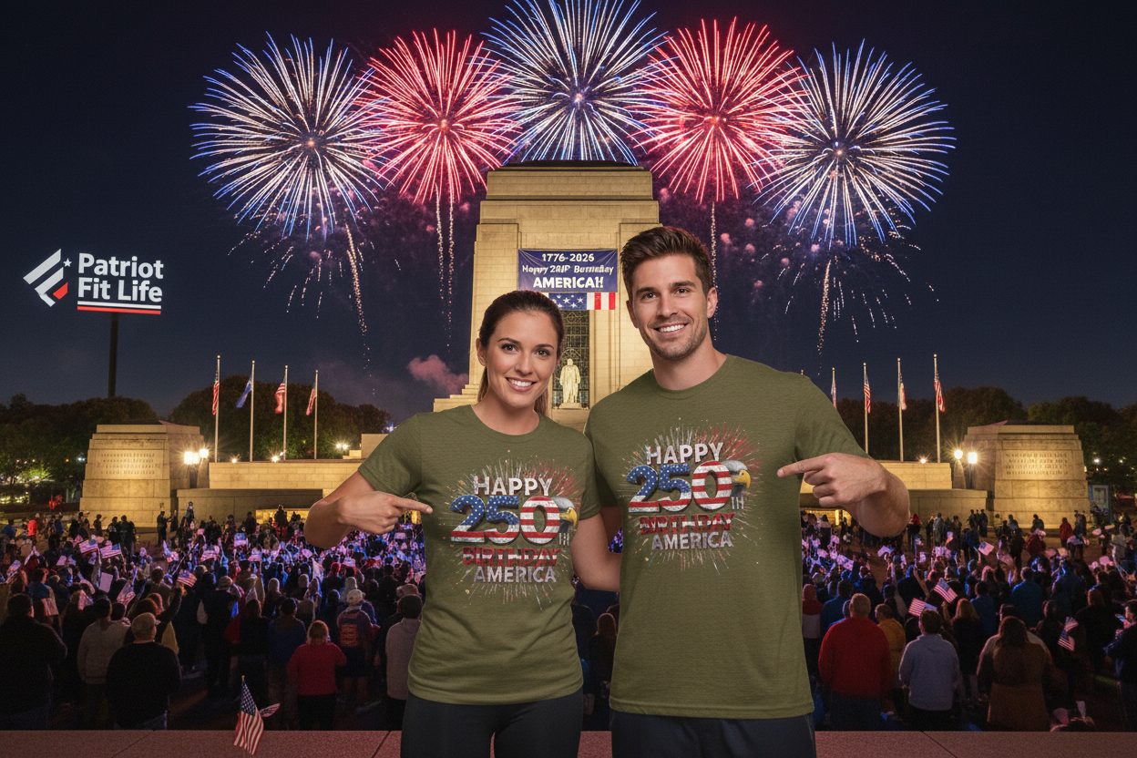 Happy 250th Birthday America Vintage T-Shirt | Patriotic Eagle 250 Tri-Blend Tee | 1776-2026