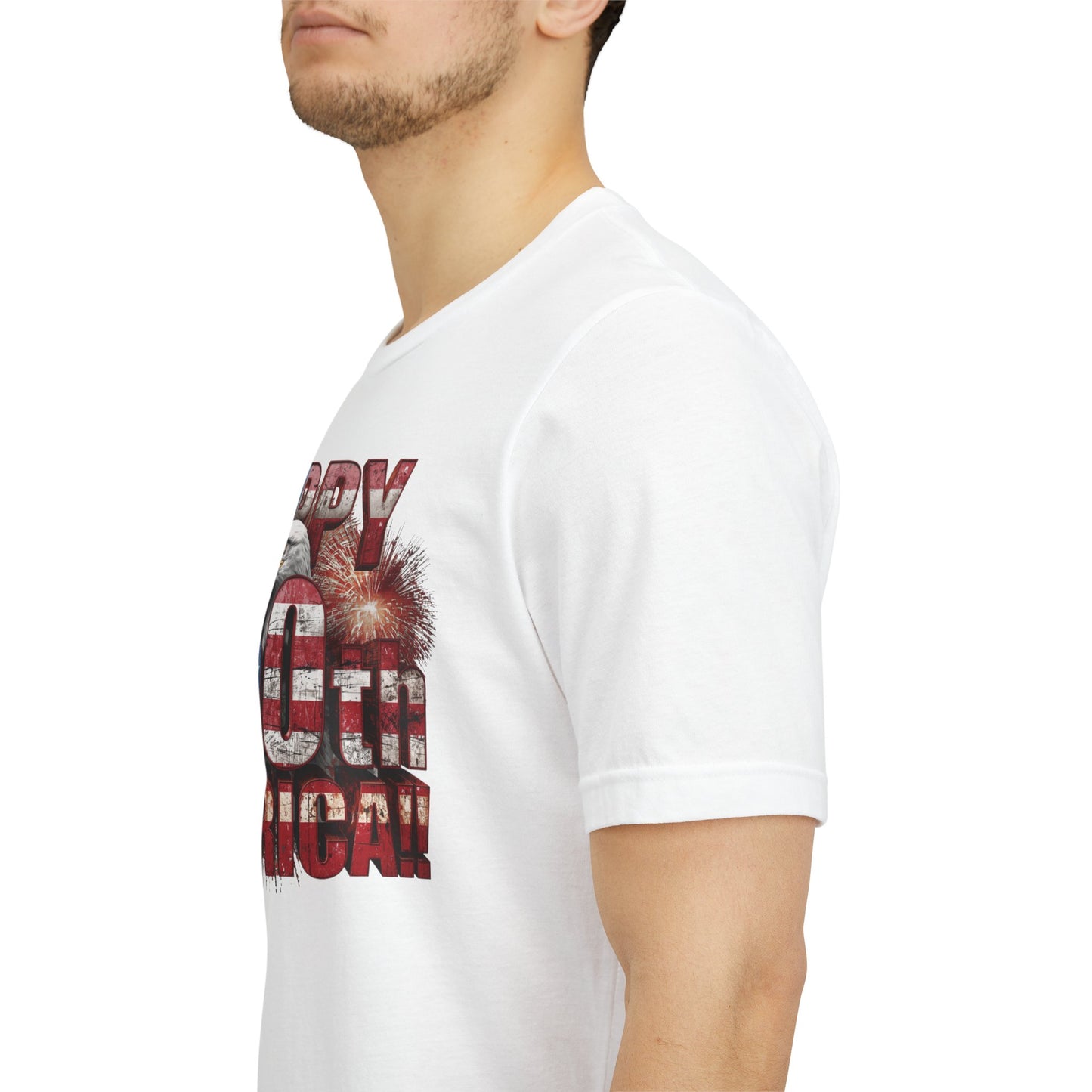Happy 250th Birthday America T-Shirt | Patriotic Bald Eagle USA Flag Tee | 1776–2026
