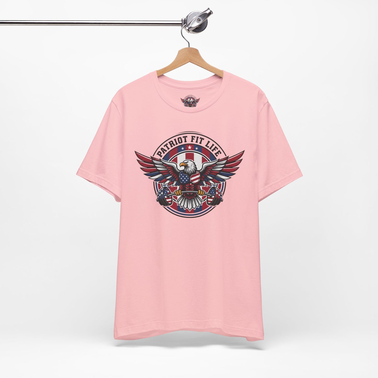 Patriot Fit Life Eagle T-Shirt | American Flag Fitness Tee