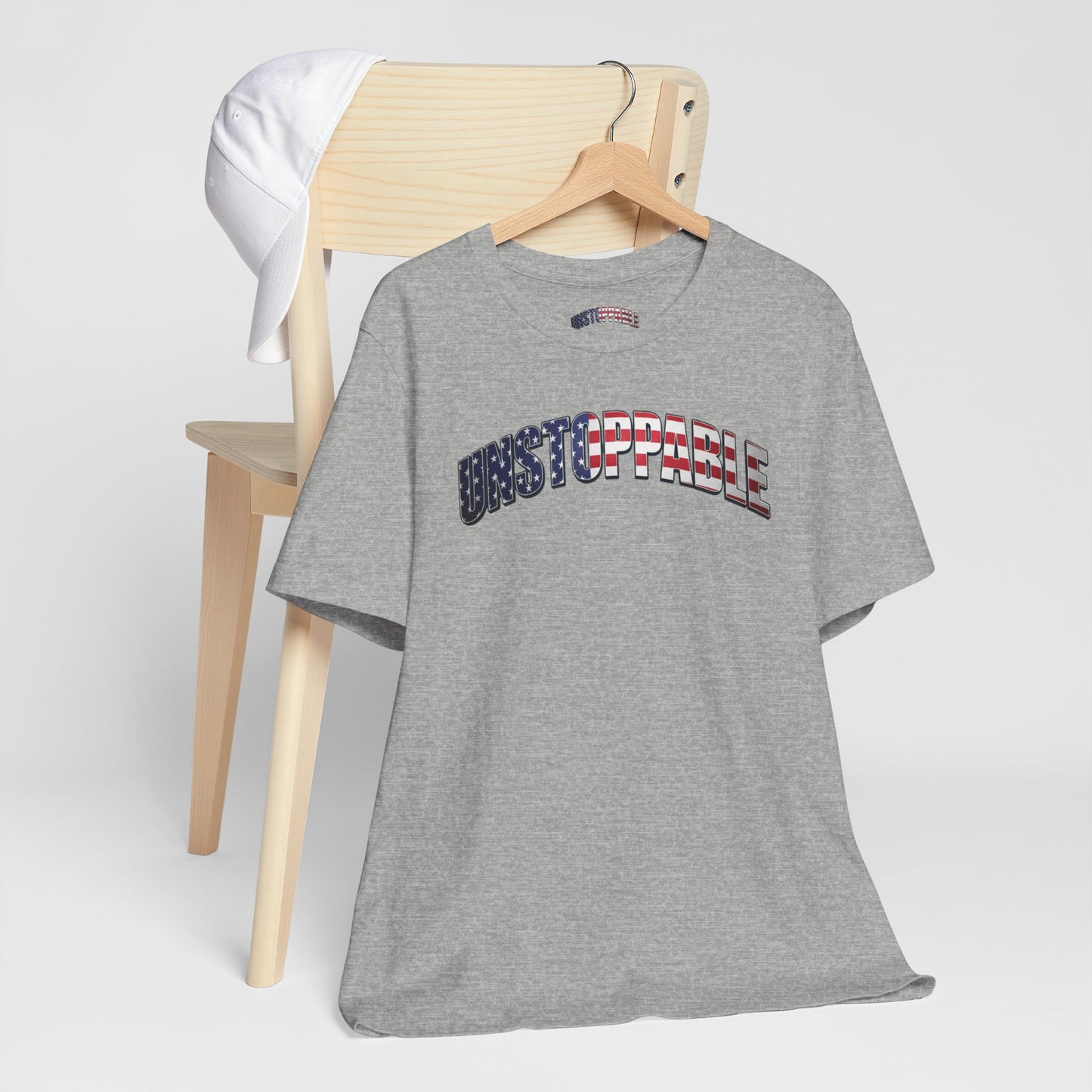 Unstoppable American Flag T-Shirt | Patriotic Graphic Tee