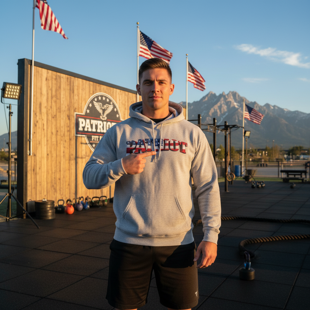 Patriot Flag Hoodie - American Flag Graphic Pullover