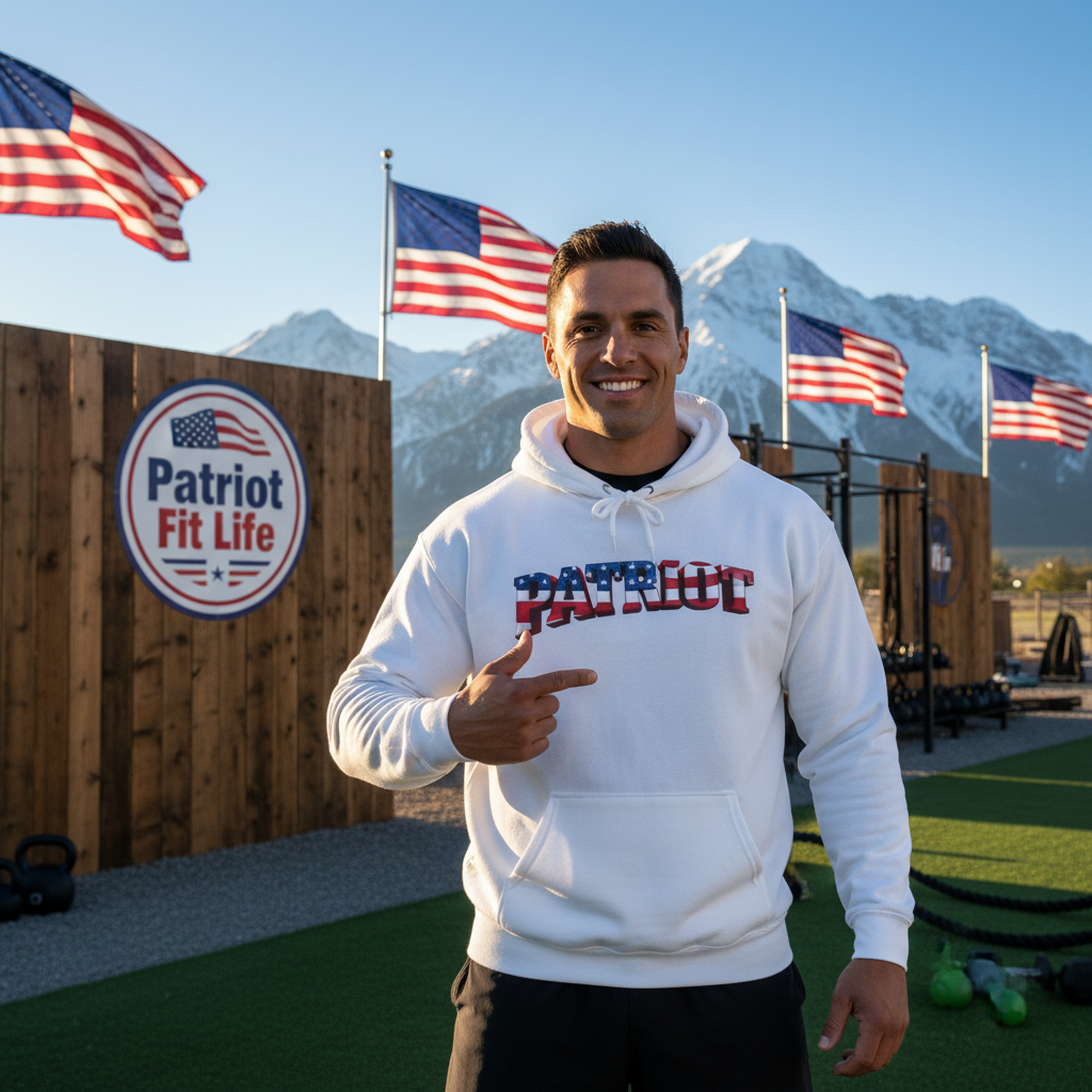Patriot Flag Hoodie - American Flag Graphic Pullover