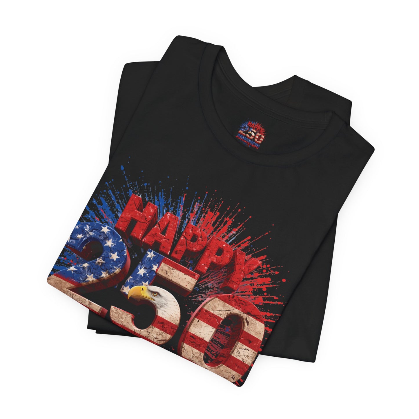 Happy 250th America T-Shirt | Patriotic 4th of July Tee