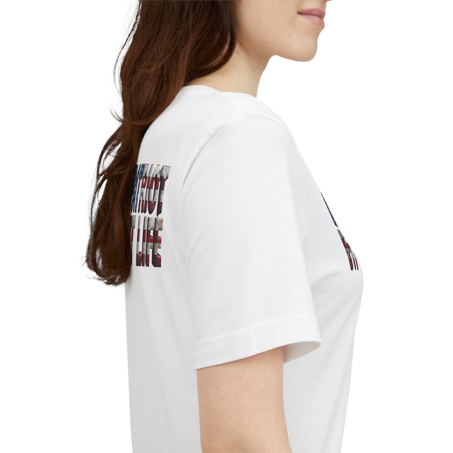 Patriot Fit Life American Flag Gym T-Shirt | Fitness Apparel